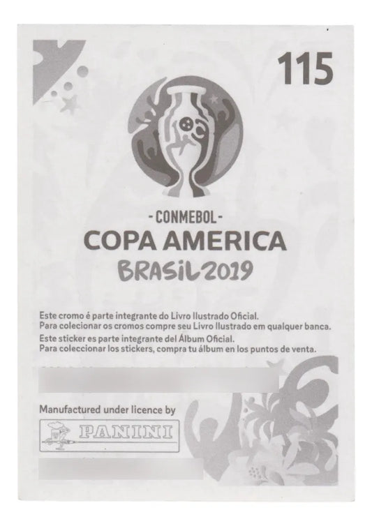 Futbol Neymar Jr Brasil Figurita Brillante Copa America 2019