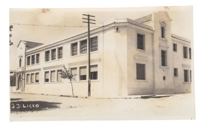 Treinta Y Tres Antigua Postal Vista Del Liceo Foto De Grandi