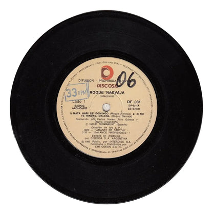 1983 Ep Vinilo Roque Narvaja Promo Discosa Argentina Raro
