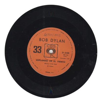 1967 Bob Dylan Simple Vinilo Pro Uruguay Blowing In The Wind