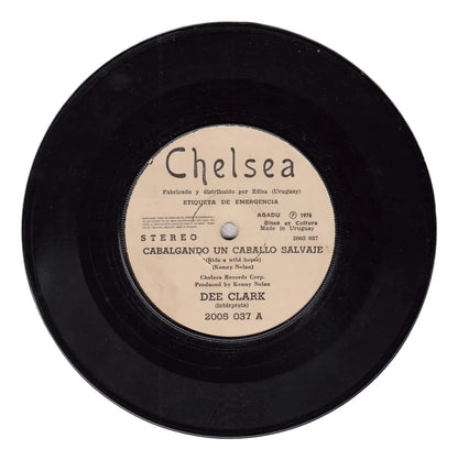 1976 Disco Dee Clark Simple Vinilo Uruguay Chelsea Muy Raro