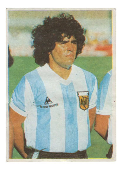 Futbol Argentina Diego Maradona Figurita Album Uruguay 1982