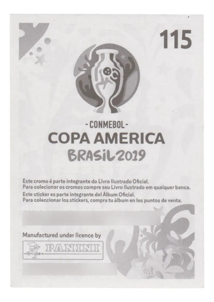 Futbol Neymar Jr Brasil Figurita Brillante Copa America 2019