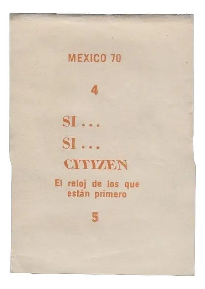 Maracanazo Futbol Uruguay Tarjeta Obdulio Varela Album 1970