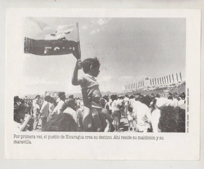 1987 Nicaragua Fotografias Jorge Vidart Y Textos De Galeano