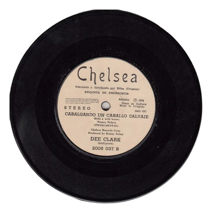 1976 Disco Dee Clark Simple Vinilo Uruguay Chelsea Muy Raro