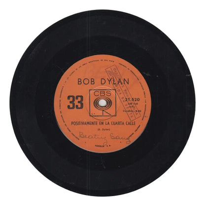 1967 Bob Dylan Simple Vinilo Pro Uruguay Blowing In The Wind