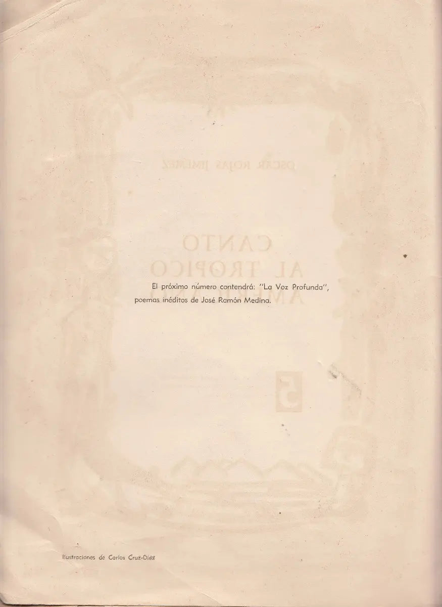 1954 Arte Carlos Cruz Diez Poesia Oscar Rojas Jimenez Escaso